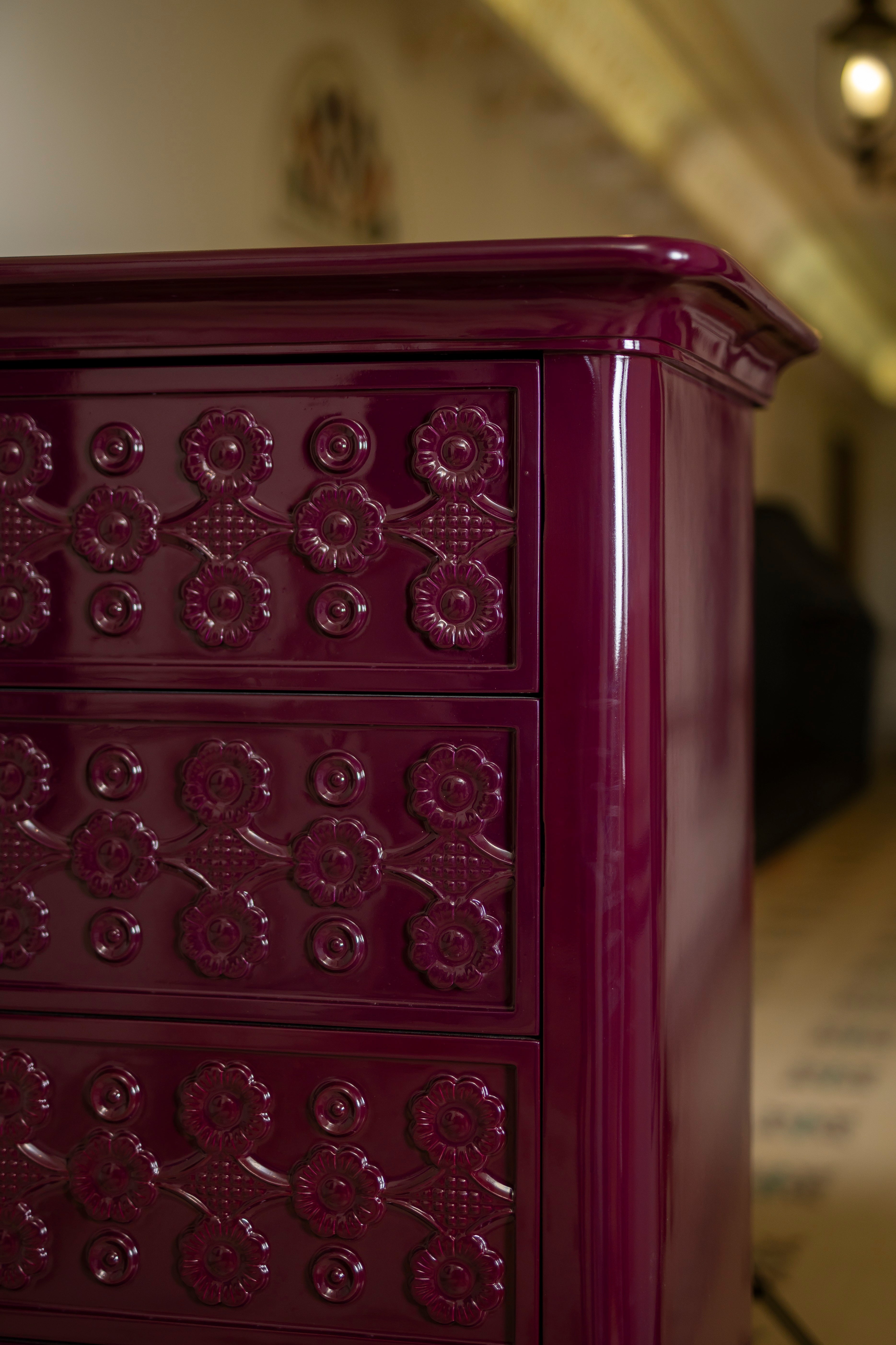 Fable Drawer (Burgandy) - Kelebek.in