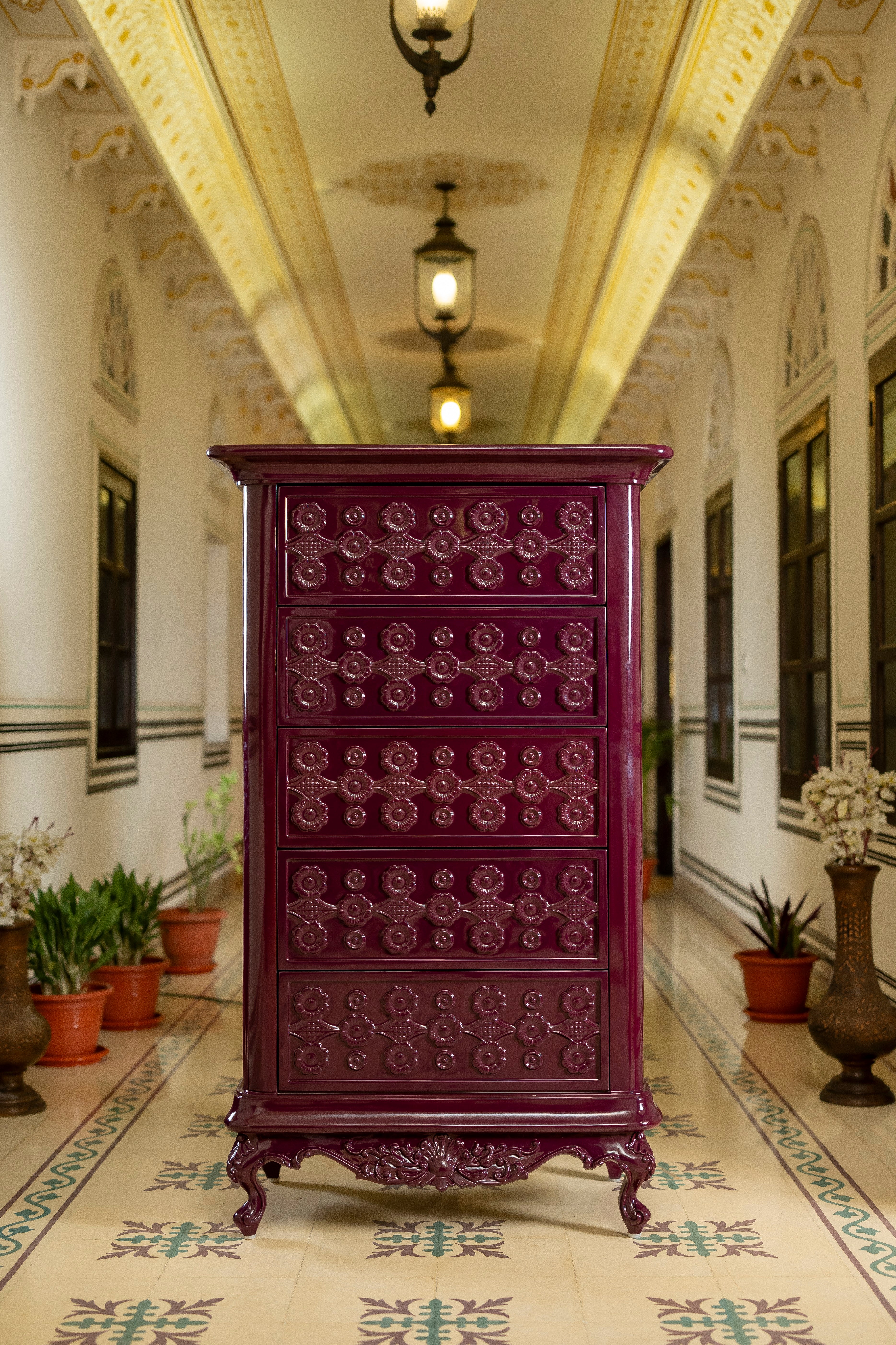 Fable Drawer (Burgandy) - Kelebek.in