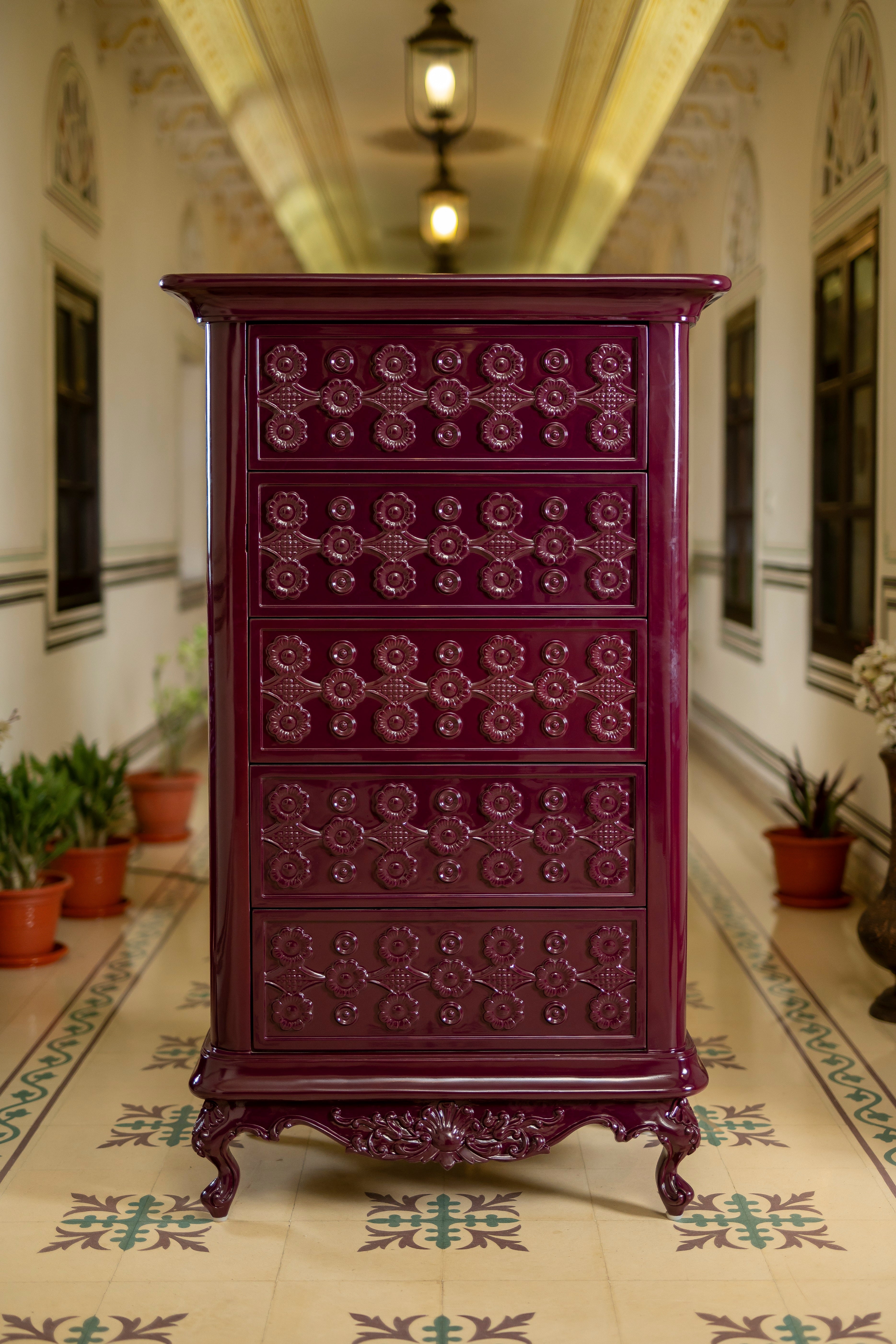 Fable Drawer (Burgandy) - Kelebek.in