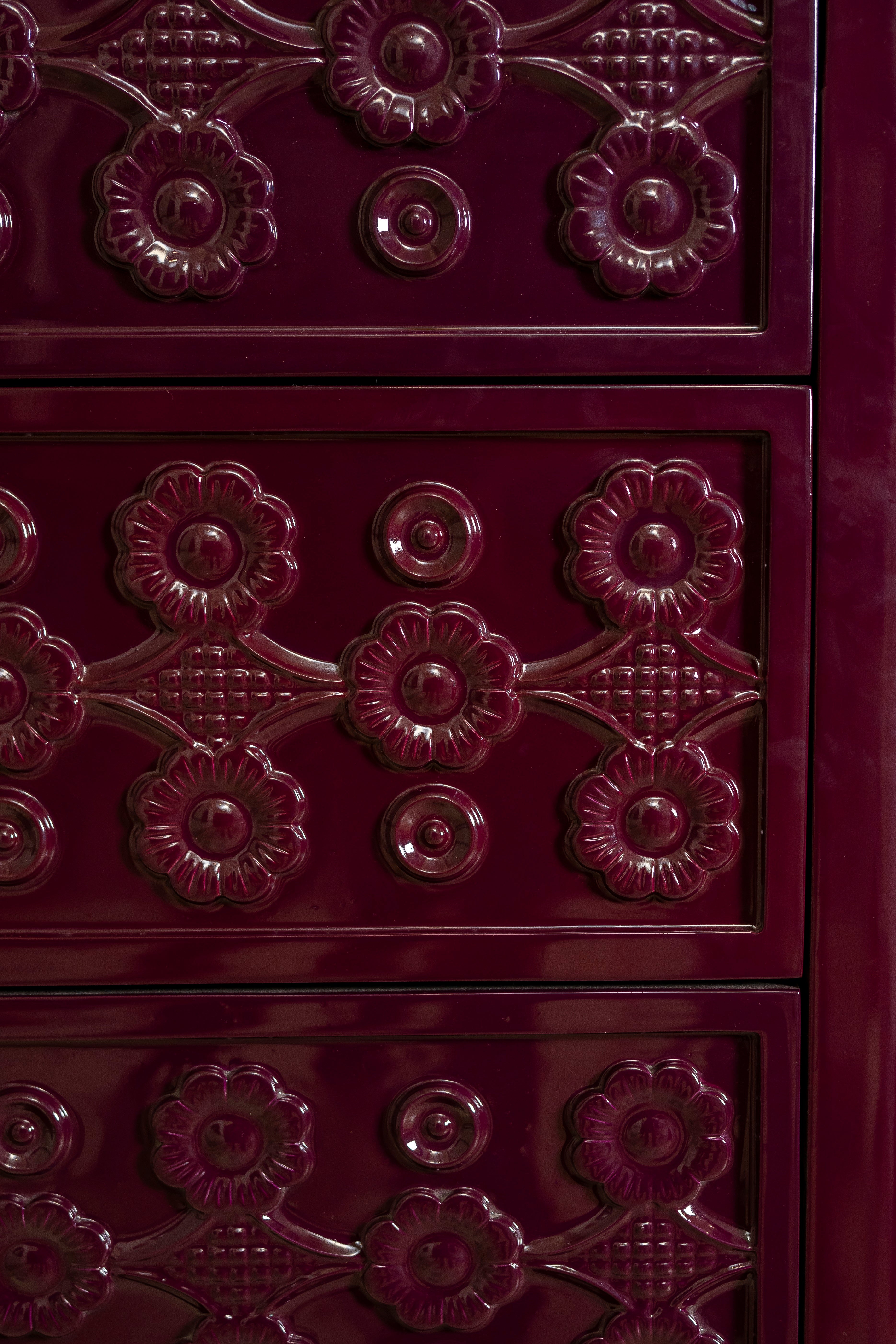 Fable Drawer (Burgandy) - Kelebek.in