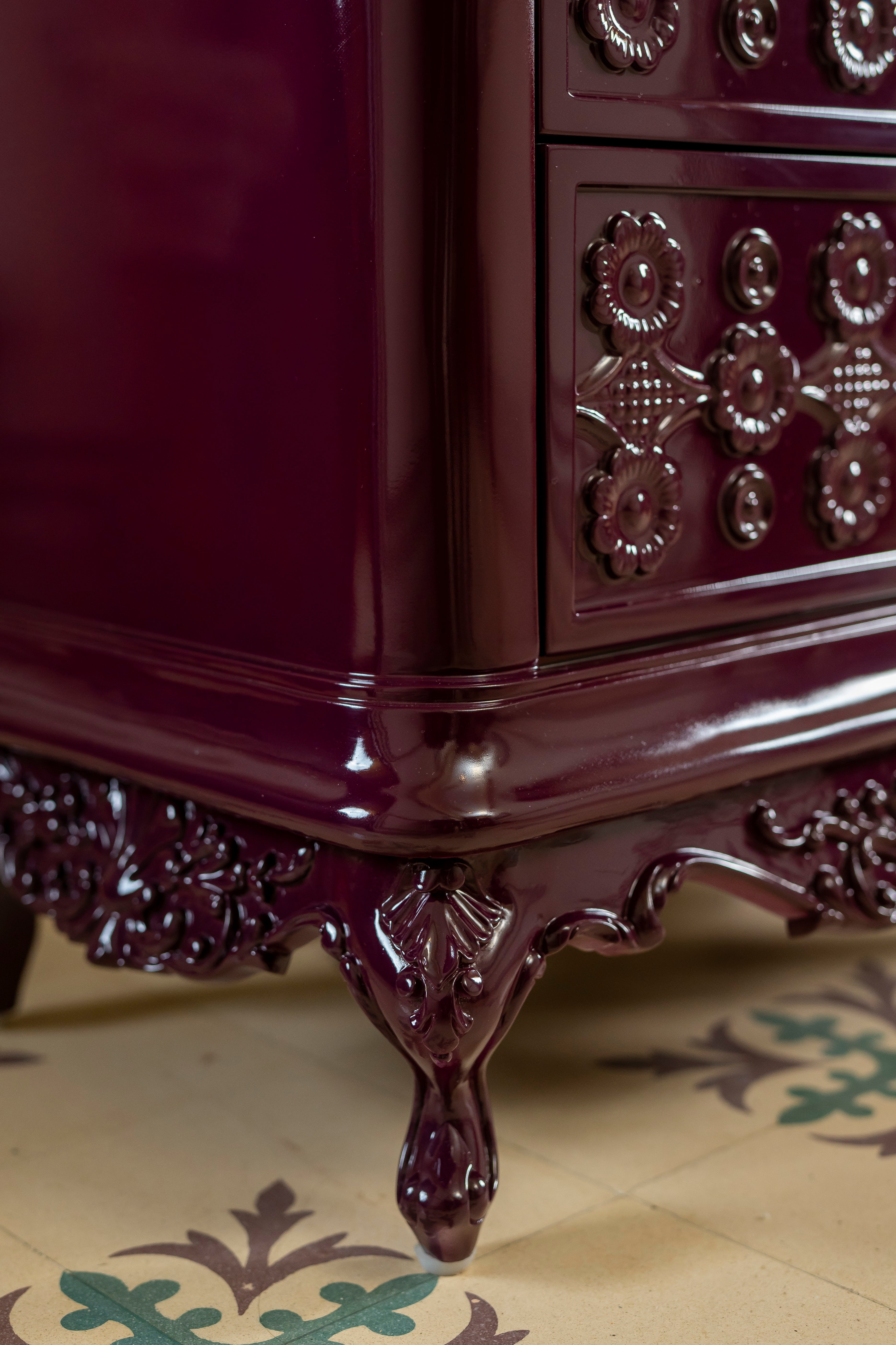 Fable Drawer (Burgandy) - Kelebek.in