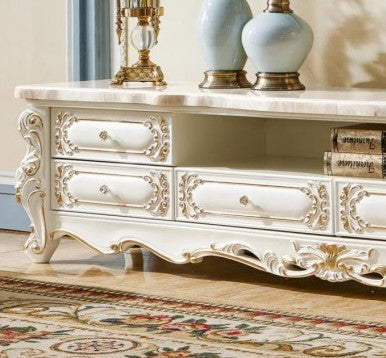 Chiseled Charm TV Console - Kelebek.in