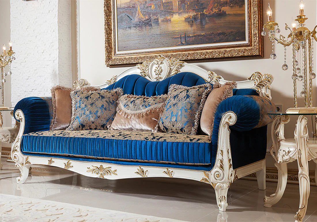 Louis XVI Fabric Sofa - Kelebek.in