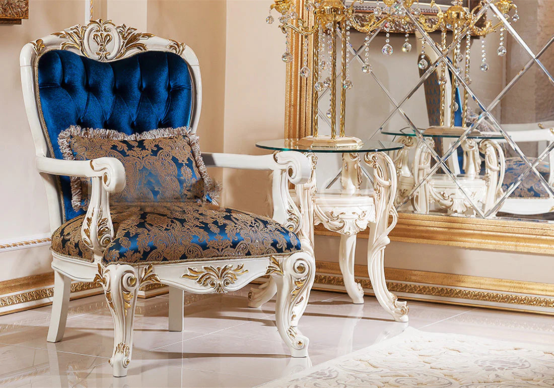 Louis XVI Fabric Sofa - Kelebek.in